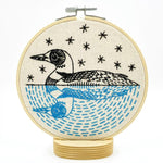 Hook, Line, & Tinker Embroidery Kit - Loon