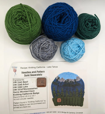 Knitting California - Lake Tahoe Beanie Kit (Pattern Included)