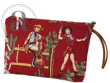 Atenti Grand Pouch Cowgirls Red B103CGR