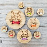 Cat Buttons Stitchable - 5/8"