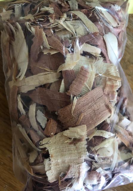 Cedar Chips made in the US approx 1 oz (25 grams)
