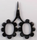 Flower Power Scissors - Black