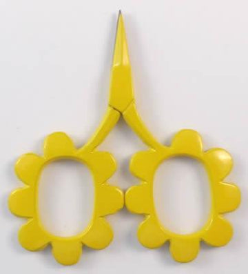 Flower Power Scissors - Yellow