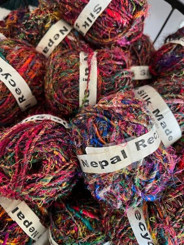 Recycled Silk Thread Yarn