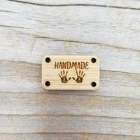 Small wood tags Hand Made
